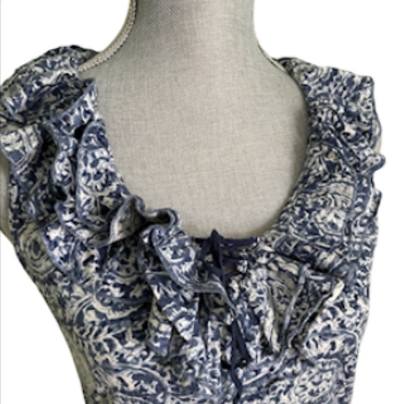 Lauren Ralph Lauren paisley print top size PM - Picture 6 of 6